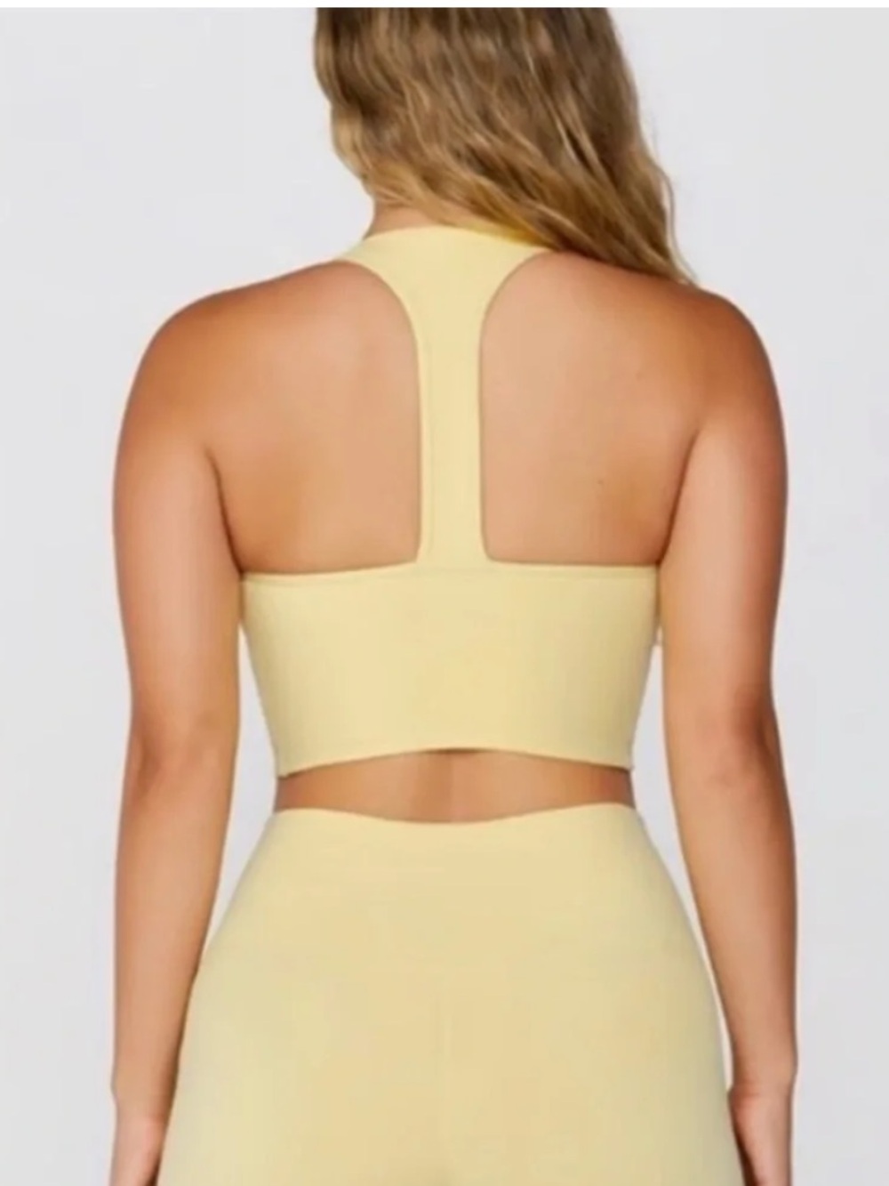 SET Active Women's Bike Shorts in Pale Yellow
